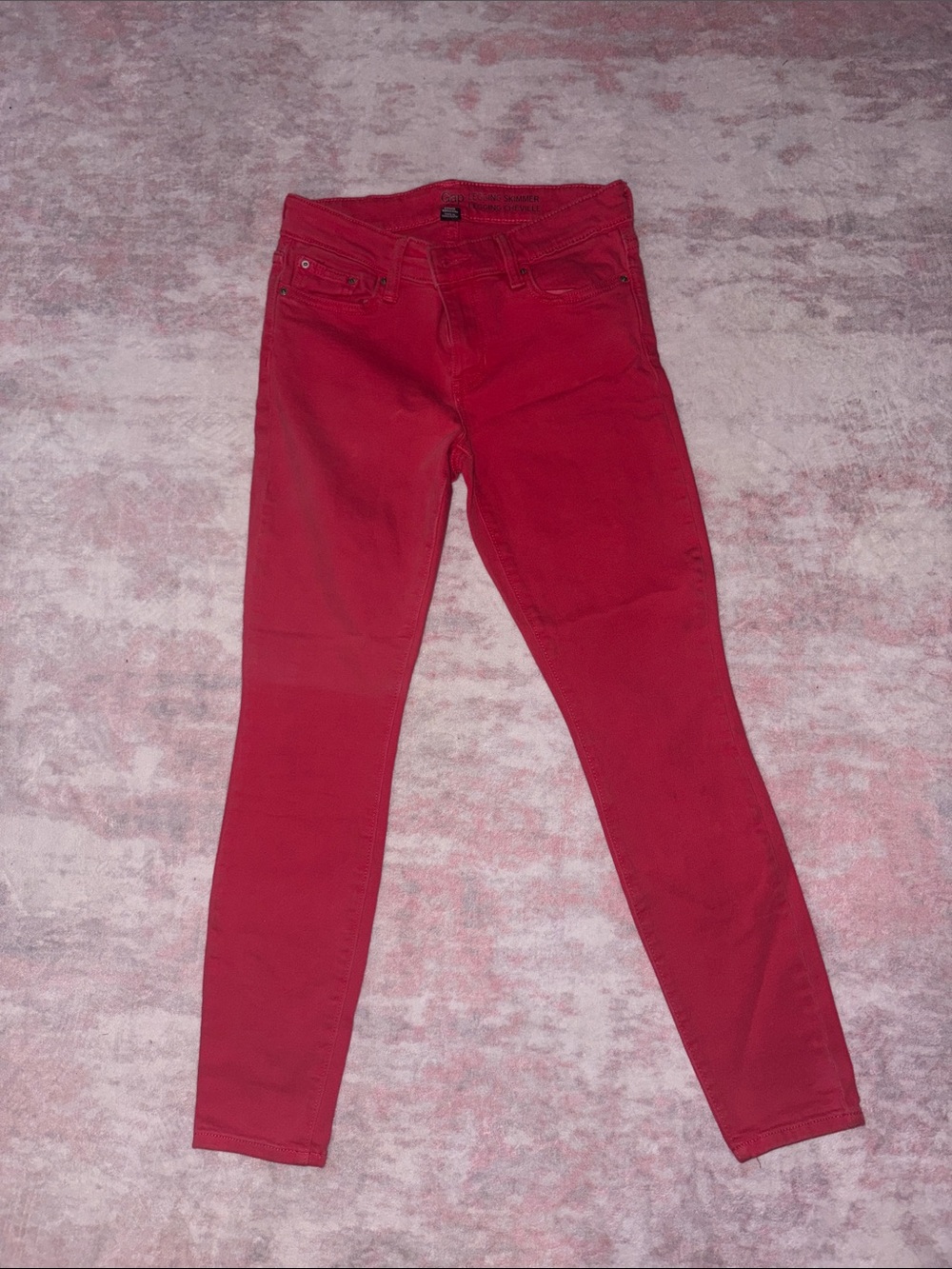 Women's Red Gap Skinny Jeans - Classic Stretch Fit